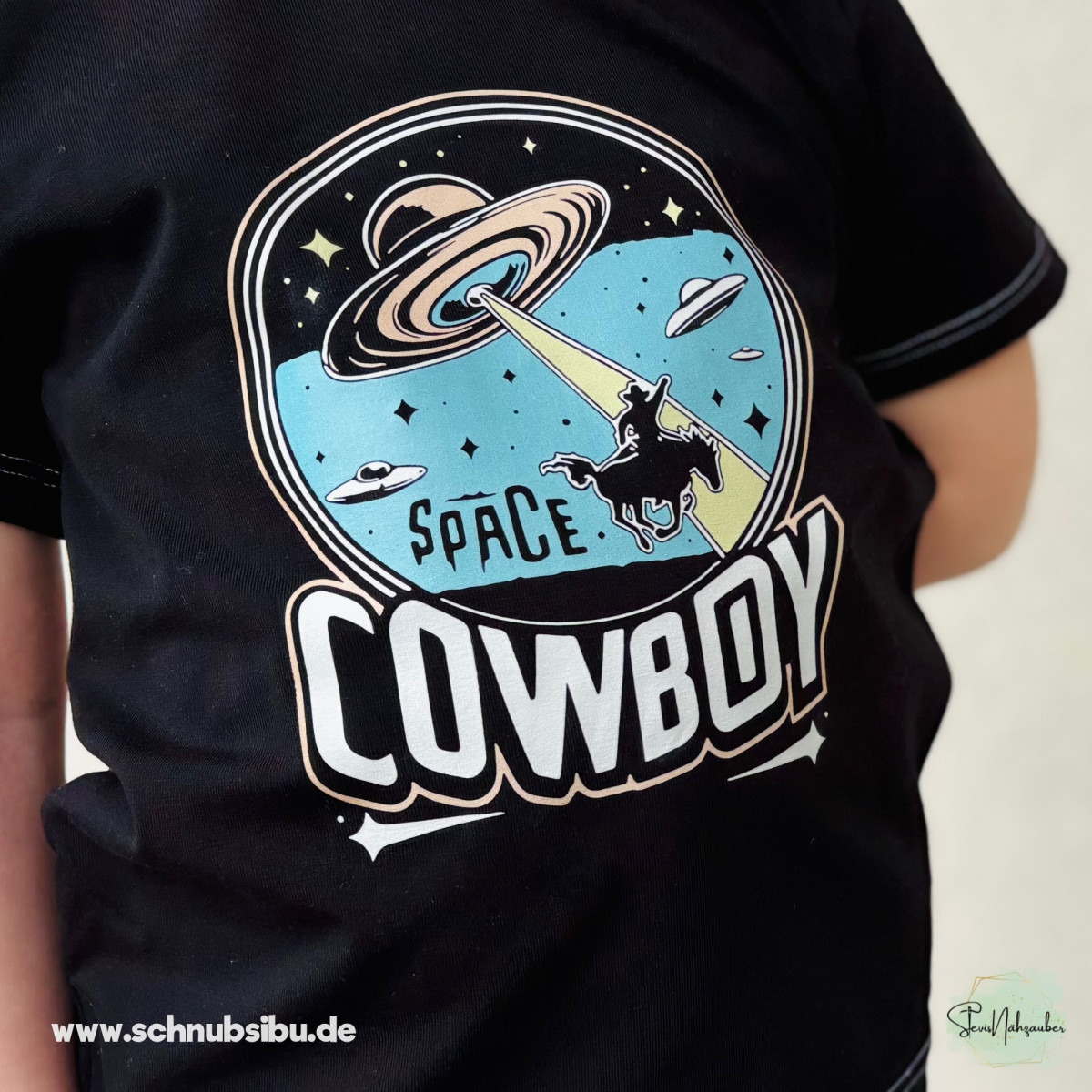 Bügelbild Space Cowboy